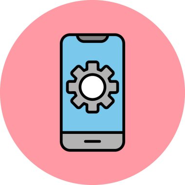 Cep telefonu. Web simgesi 