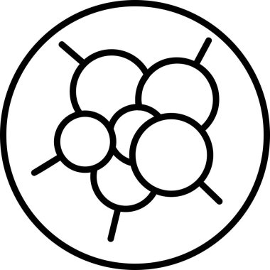 Cancer virus icon modern vector illustration