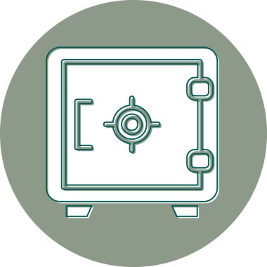 Dolap. Web simgesi basit illüstrasyon