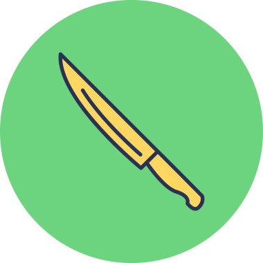 bıçak simgesi vektör illüstrasyonu