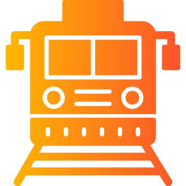 illustration of locomotive train wagon on railroad