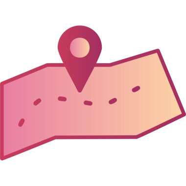 pointer, Location pin on map. web icon simple illustration