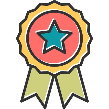 ödül simgesi vektör illüstrasyonu