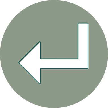 ok simgesi işaret vektör illüstrasyonu