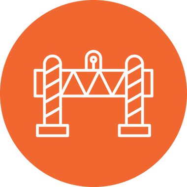 Yapı simgesinin vektör illüstrasyonu