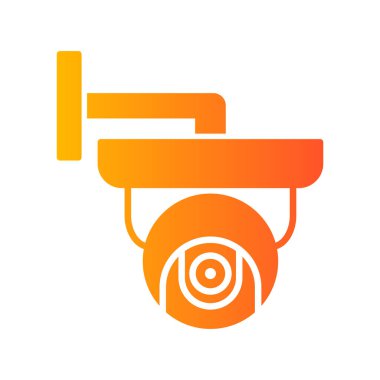 cctv modern simgesinin vektör illüstrasyonu