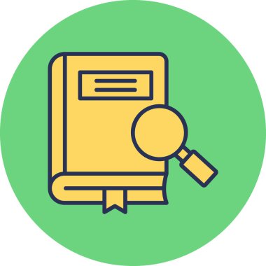 kitap simgesi vektör illüstrasyonu