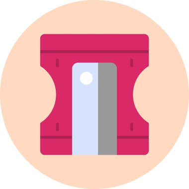 Pencil Sharpener icon background. vector illustration