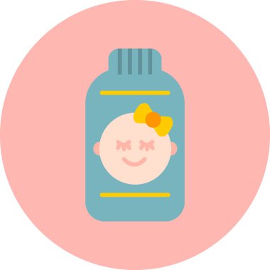 Bebek Tozu Ağı simgesi basit bir illüstrasyon