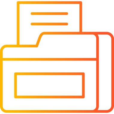 folder icon, web simple illustration