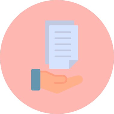 Kağıt simgesinin vektör illüstrasyonu 