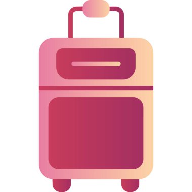 Çanta. Web simgesi vektör illüstrasyonu