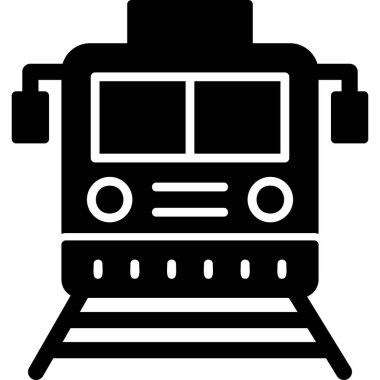 illustration of locomotive train wagon on railroad
