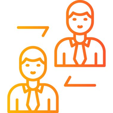 avatar. Web simgesi basit illüstrasyon