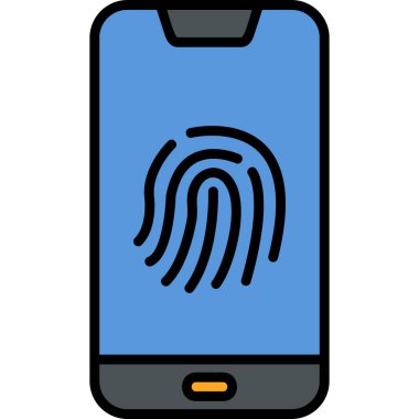 akıllı telefon simgesi vektör illüstrasyonu