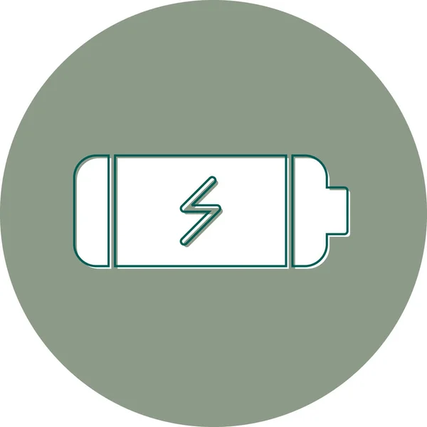 Mobiltelefon Lågt Batteri Ikon — Stock vektor