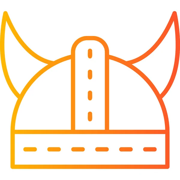 Helm Web Symbol Einfache Illustration — Stockvektor