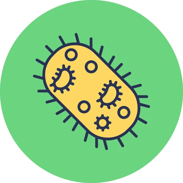 Microorganism Vector Simple Illustration — Stock Vector