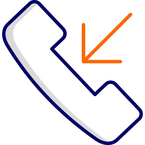 Значок Телефонного Звонка Векторная Иллюстрация — стоковый вектор