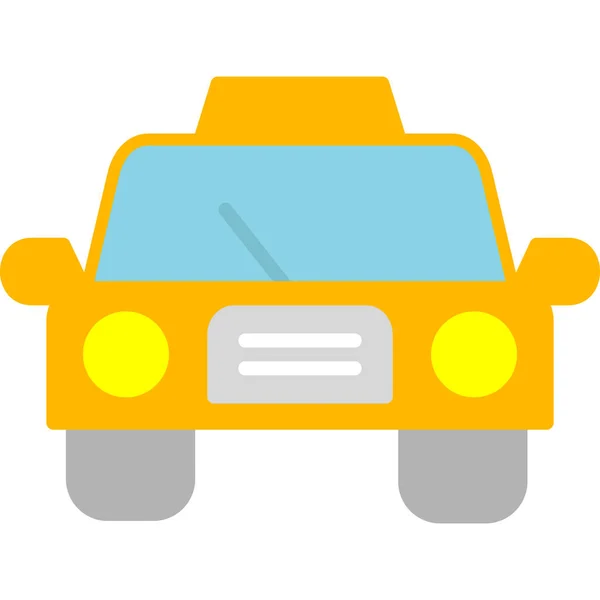 Icono Taxi Vector Ilustración — Archivo Imágenes Vectoriales