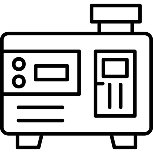 Ilustración Vectorial Del Icono Web Del Generador — Vector de stock