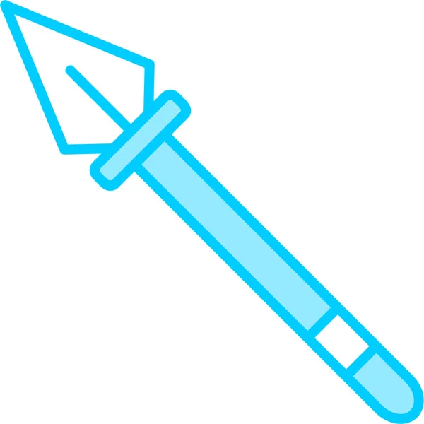 Knife Web Icon Vector Illustration — Stock Vector