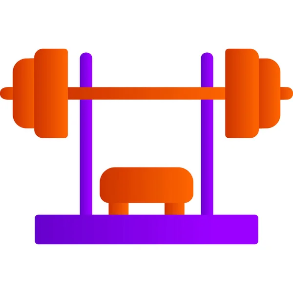 Icono Del Equipo Fitness Isométrico Ilustración Vectorial Gimnasio — Vector de stock