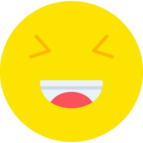 Gesicht Emoticon Symbol Vektorillustration — Stockvektor