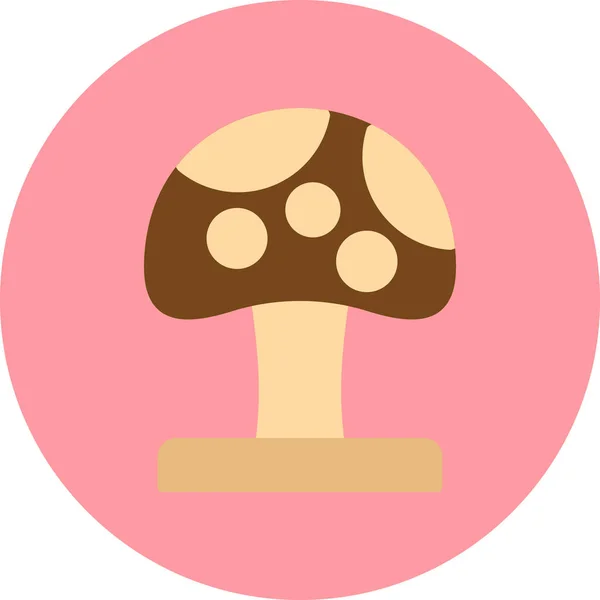 Mushroom Icon Vector Illustration — Stock Vector