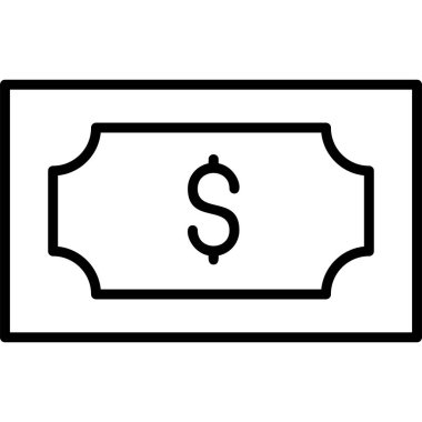 para ve finans kavramı, basit özet vektör tasarımı