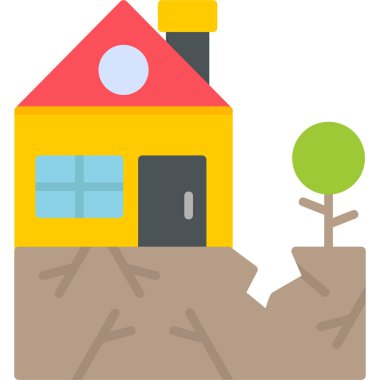 Ev. Web simgesi basit illüstrasyon