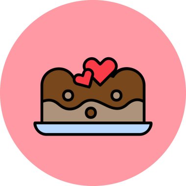 Süslü pasta ve tatlı hamur işi. 