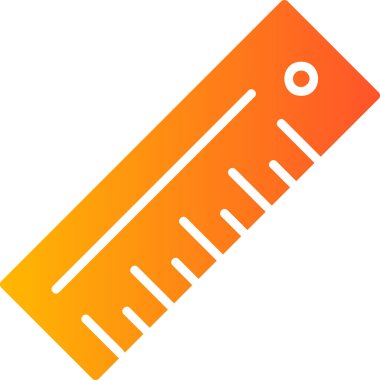 cetvel simgesi çizimi