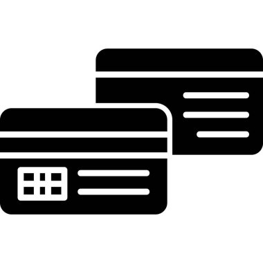 Kredi kartıyla. Web simgesi illüstrasyonu