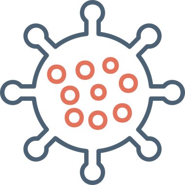Virus icon modern vector illustration 