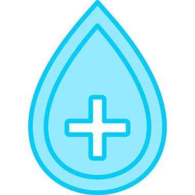 Kan damlası. Web simgesi