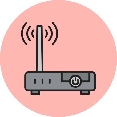 wifi simgesi vektör illüstrasyonu