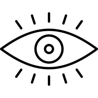 Vision icon modern vector illustration