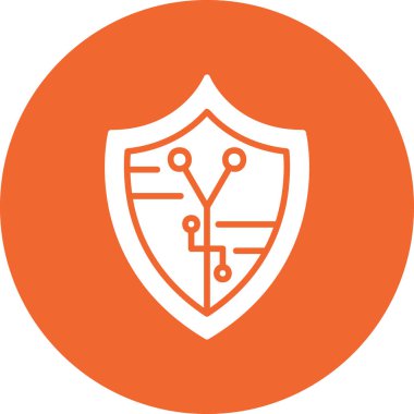 kalkan simgesi, vektör illüstrasyonu basit tasarım