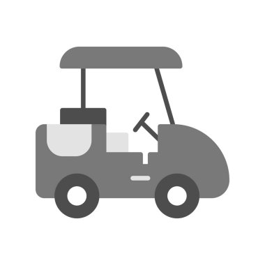 araç web simgesi basit illüstrasyon