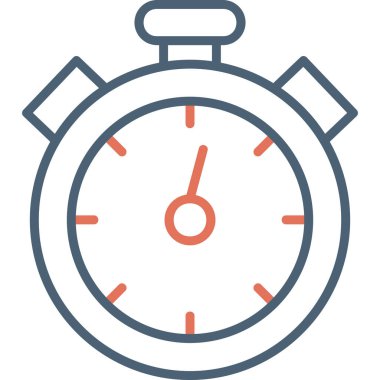 Kronometre Web simgesi basit tasarım