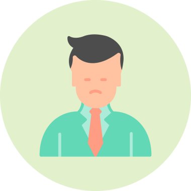 vector illustration of Resturant manager icon