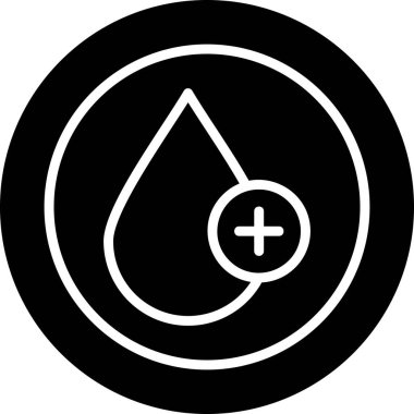 Kan damlası. Web simgesi