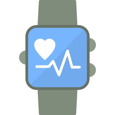 smartwatch simge vektör çizimi