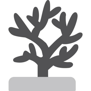 Ağaç. Web simgesi basit illüstrasyon