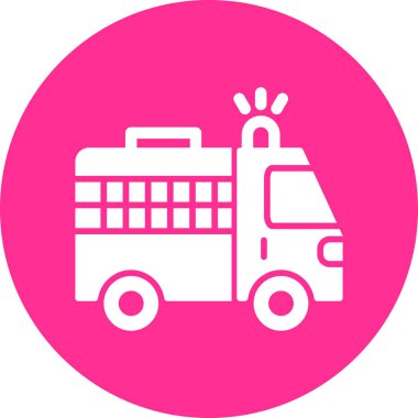 Police web icon. simple illustration