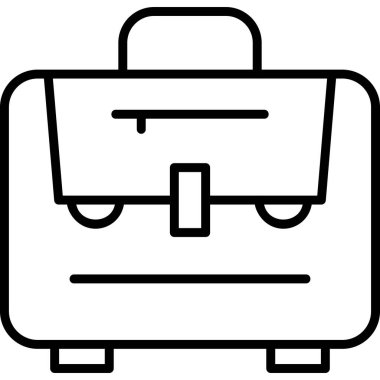 Portföy. Web simgesi basit illüstrasyon