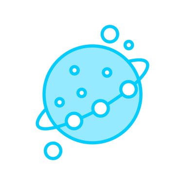 Gezegen simge vektör çizim