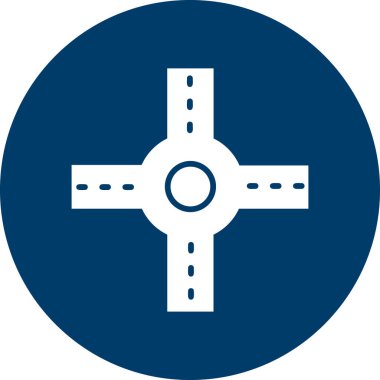 Kavşak. Web simgesi basit tasarım