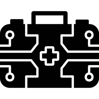 İlk yardım kiti vektör illüstrasyonu